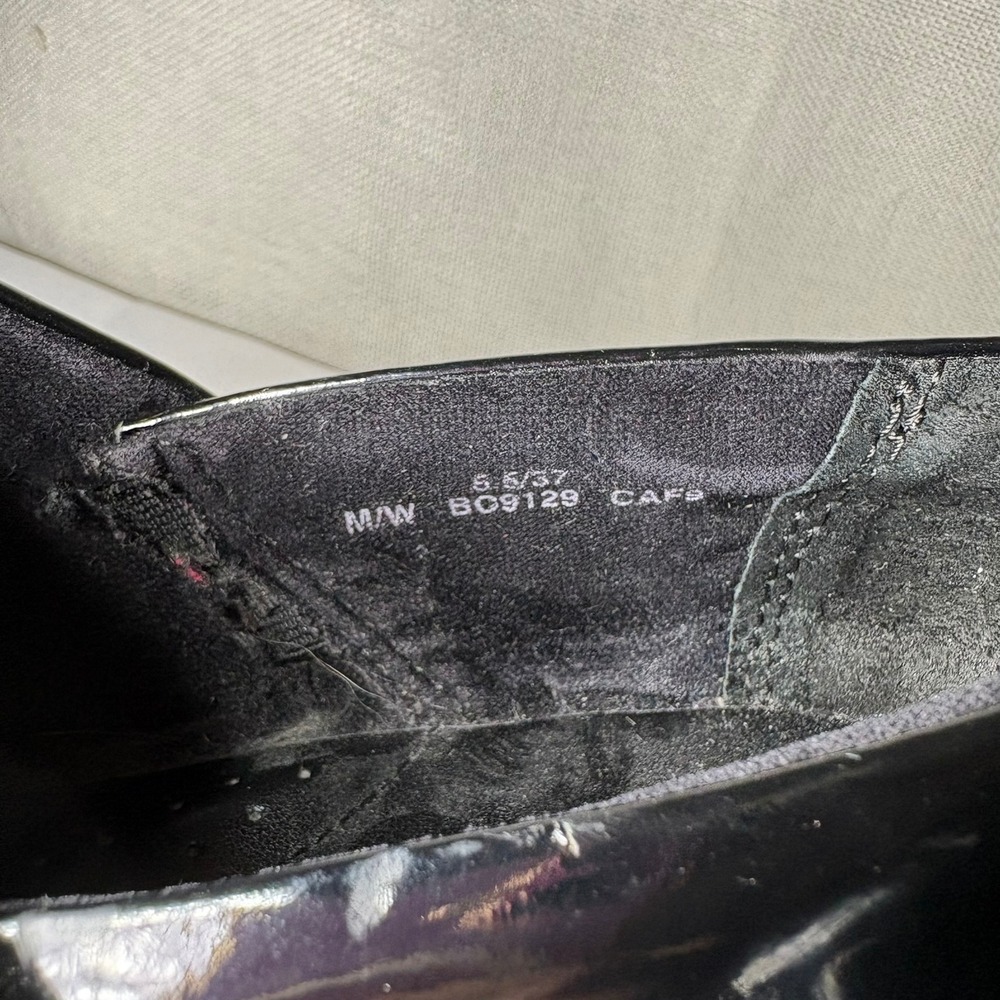 b.o.c. Born Concept Womens Black Patent Wedge‎ Clogs Slip On Shoes Size 6.5 - Picture 3 of 13